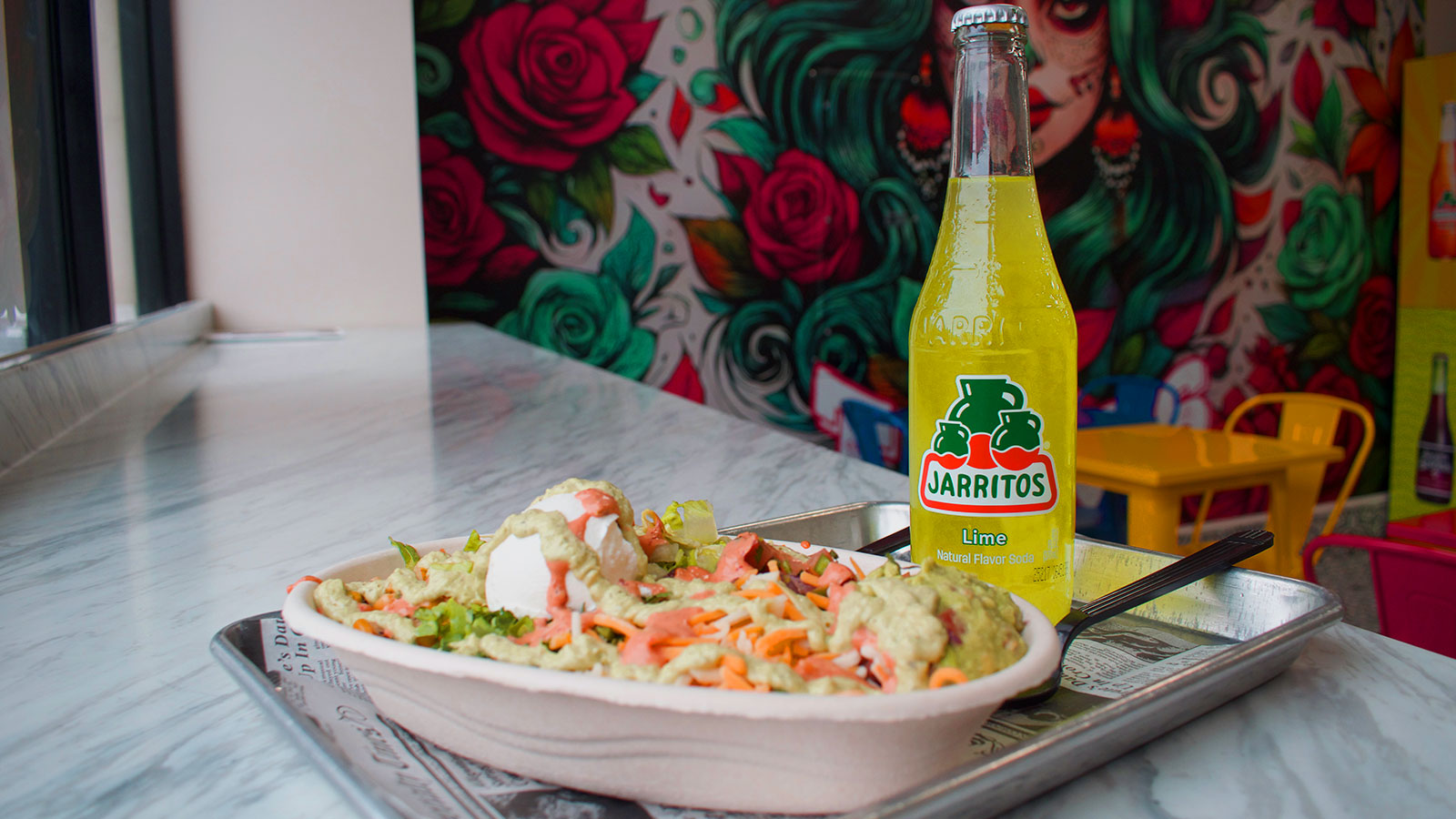 Mexi Papa Tacos catering spread