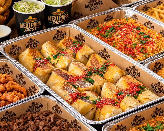 BURRITOS PARTY PLATTER.
