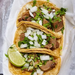 Tacos De Lengua/Beef Tongue (3pc)