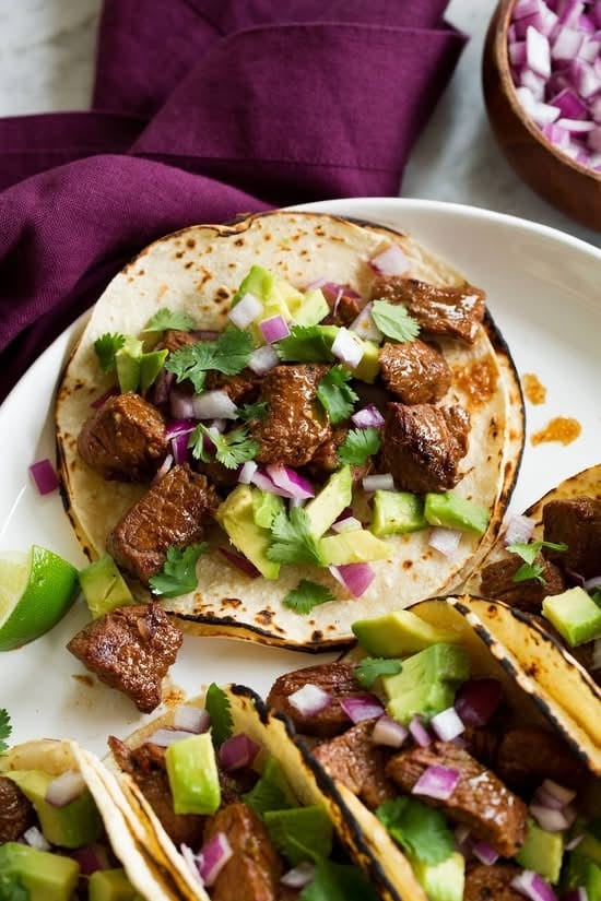 STEAK TACOS (2pc).