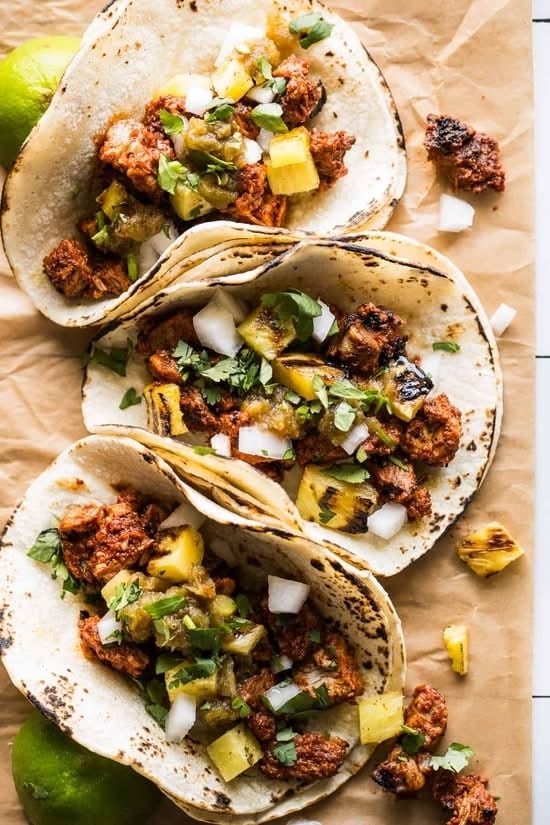 BEEF TACOS AL-PASTOR (3pc).