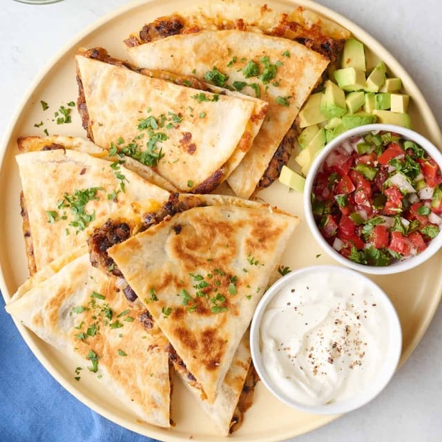 Black Bean Quesadilla